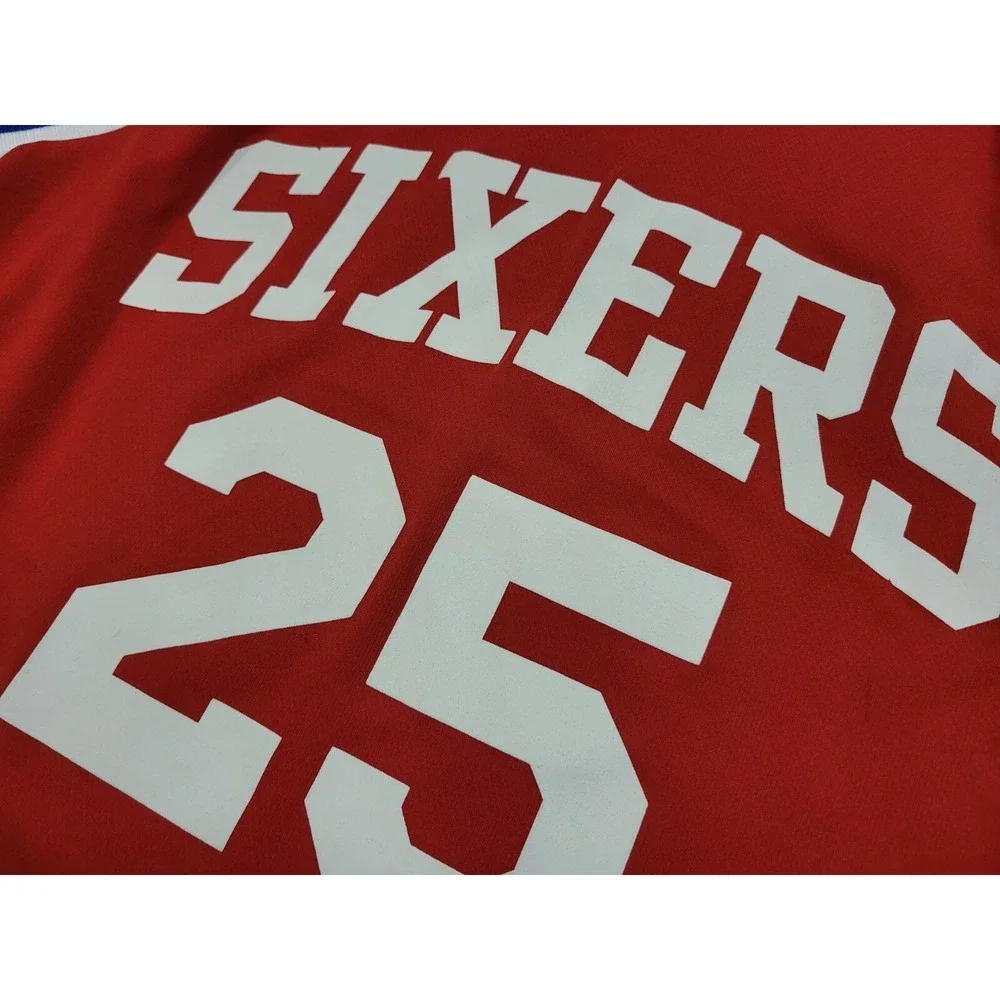 Adidas Philadelphia 76ers Jersey Mens Small Ben Simmons #25 Red NBA Basketball